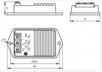 Коммутатор ТК102 контактный Г-53, ЗИЛ-130