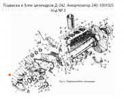 Амортизатор 240-1001025 с ограничителем (Двигатель МТЗ) ММЗ