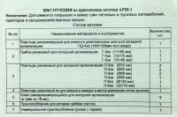 АПТЕЧКА ДЛЯ РЕМОНТА ПОКРЫШЕК АРШ-1