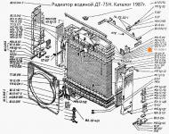 Бак радиатора 77У.13.050-1М верхний  ДТ-75МВ, Т-4А Композит гр.