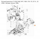 Кожух маховика ПД-10 75.24.С32-А1 чугунный с плитой (пр-ль Беларусь)