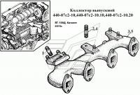 Коллектор выпускной 41-0701 двигателя А-41