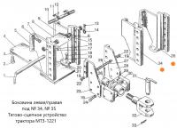 Боковина 1322-2707060 правая МТЗ-1221 (ОАО МТЗ)
