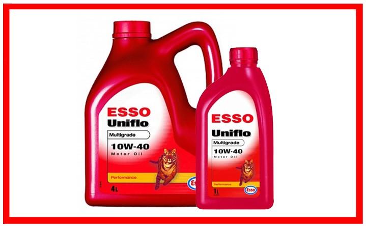 МАСЛО МОТОРНОЕ ESSO UNIFLO SAE 10W40 4Л во Владимире