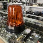 Маяк импульсный 12-24 В LED (30 светодиод) магнитный желтый МИМ 05 Cакура