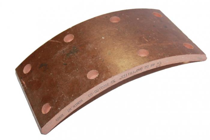 Накладка тормозная задняя 53-3502105 (короткая, сверленая