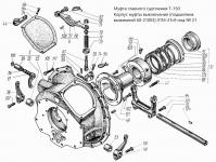 Подшипник выжимной 60-21003 в сборе СМД-60, ХТЗ Т-150 аналог