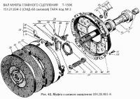 Вал 151.21.034-3 главного сцепления СМД-60 ТАРА