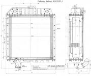 Радиатор 150-1301010-3 медный 5-ти рядный Т-150/ СК-5А Нива  Композит Групп