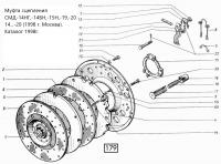 Ремкомплект корзины сцепления СМД-14