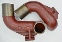 Труба выхлопная 260-1008062 длинная (переходник МТЗ) ММЗ