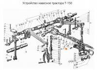 ТЯГА ВЕРХНЯЯ 150.56.029-1А (винт центральный) навески Т-150
