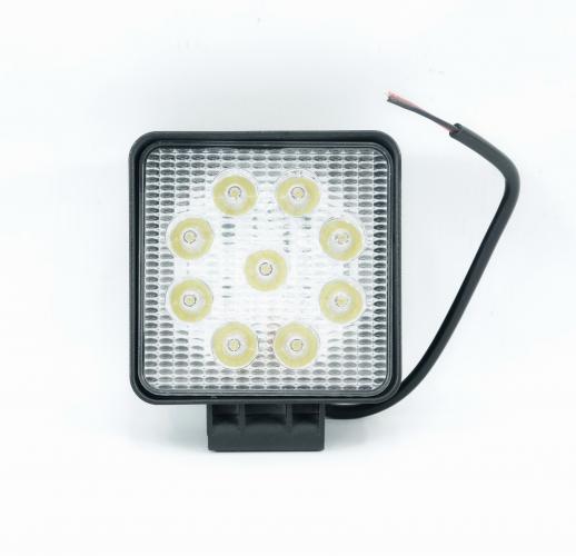 Фара светодиодная СН006 27W (9 диодов 3W) квадрат