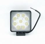 Фара светодиодная СН006 27W (9 диодов 3W) квадрат