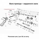 ЦЕПЬ РОЛИКОВАЯ НЕМЕЦ 9917906846 16В1 197 ЗВЕНЬЕВ (25)