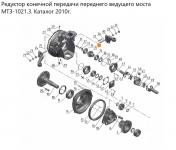 Шестерня 1520-2308061-02 редуктора конечной передачи ПВМ Z-18 МЗШ