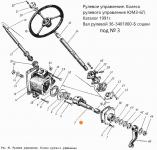 Вал сошки рулевой 36-3401060-Б ЮМЗ