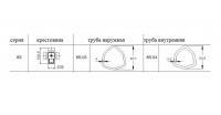 ТРУБА ПРОФИЛЬНАЯ ТРЕУГОЛЬНАЯ (1, 5 м) 62, 7мм+53, 8мм (к-т)