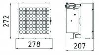 Отопитель МТЗ 24V 159-8101010-11 алюмин. 2-х рядный универсальный ШААЗ
